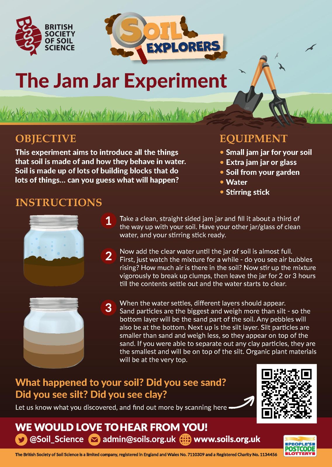 jam jar soil experiment